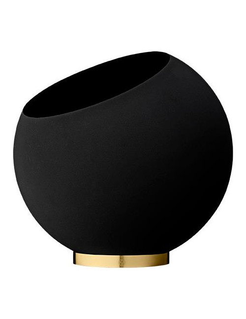 Globe bloempot XL ⌀43cm | zwart