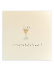 Wenskaart | congratulations/champagne