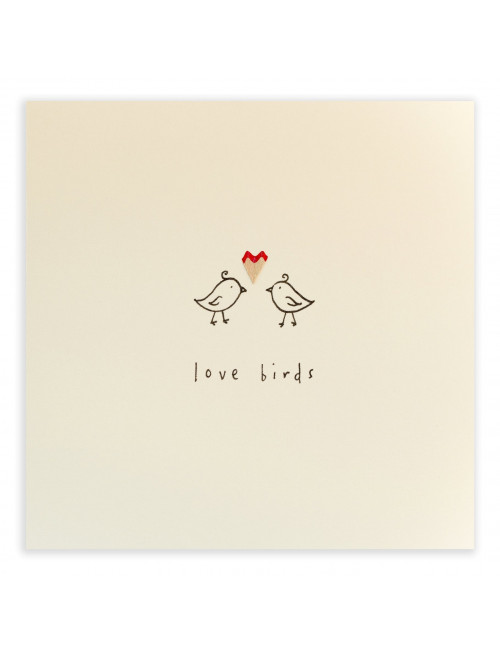 Wenskaart | love birds