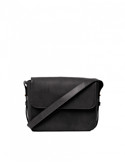 Handbag Gina | black classic leather