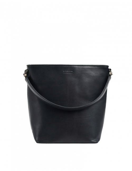 Handbag Bobbi Bucket Bag Maxi | black classic leather