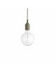 E27 LED Hanglamp met plafondkap | olijfgroen