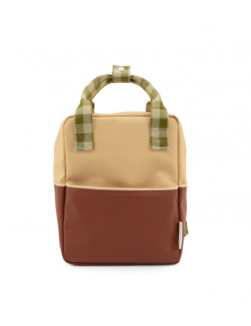 Little Backpack Colourblocking | fig brown/apple tree/vanilla sorbet
