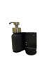 Soap Dispenser Holder 2 Bottles | black