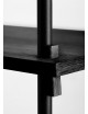 Shelving system - Tall, double, black