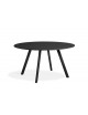 CPH 25 table Ø140 | black oak/black linoleum