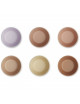 Irene Bowls (set of 6) | light lavender multi mix