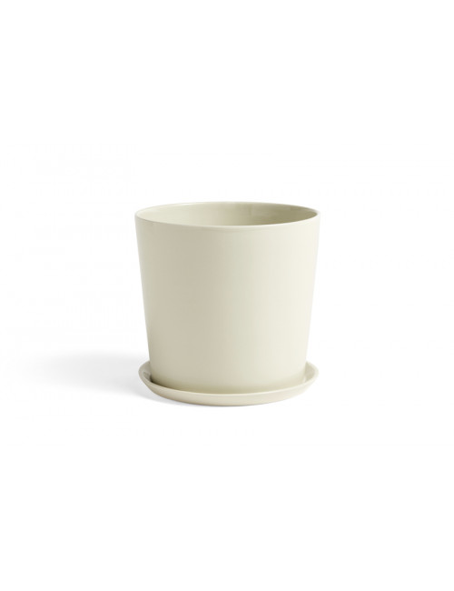 Plant Pot with Saucer Botanical | XL / off-white