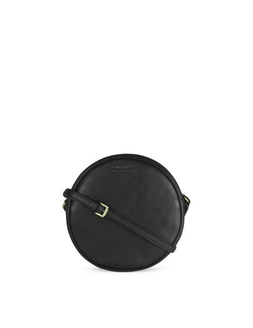 Handtas Luna | black soft grain leather