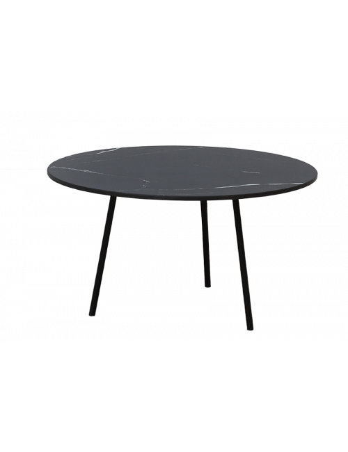 Coffee Table George 70 cm | ceramic nero marquina