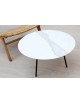 Coffee Table George 70 cm | ceramic  calacatta