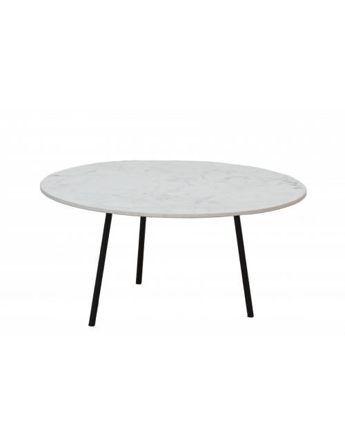 Coffee Table George 70 cm | ceramic carrara
