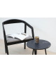 Side Table Gaspar 40 cm | ceramic nero marquina