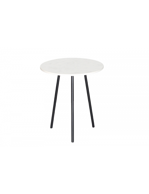 Side Table Gaspar 40 cm | ceramic carrara