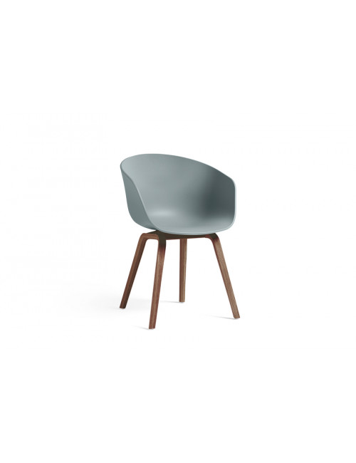 AAC 22 stoel | walnoot/dusty blue