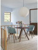 AAC 22 stoel | walnoot/dusty blue