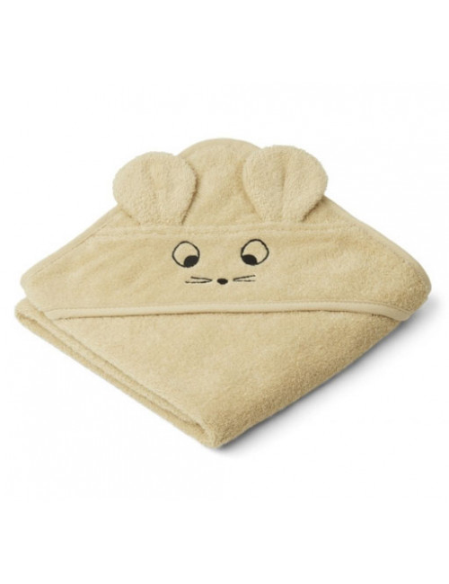 Hooded towel (baby) Albert | mouse/yellow