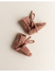 Slofjes Baby Booties | terracotta
