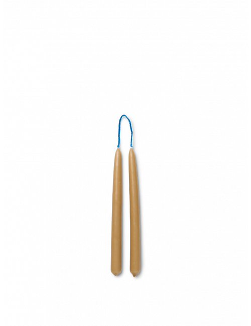 Dipped Kaarsen (set van 8) | straw