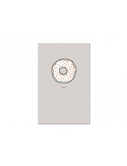 Greeting Card | Donut worry
