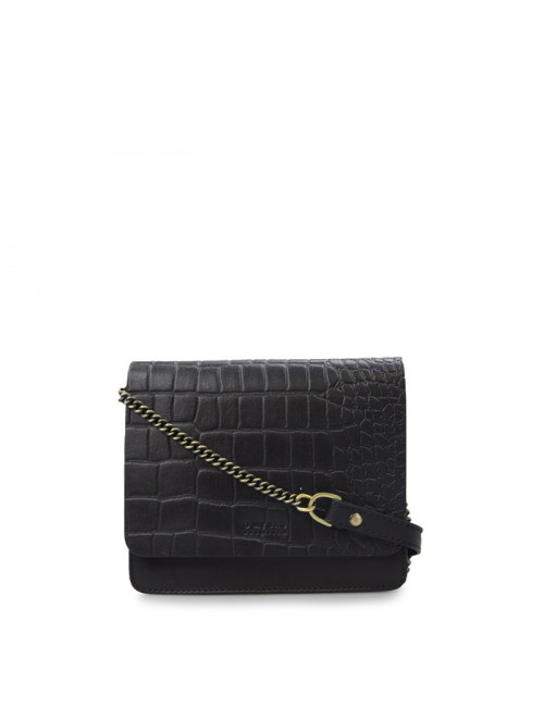 Handtas Audrey Mini | black classic croco leather