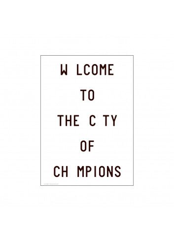 Poster Caledonia Jane | welcome to the city of champions