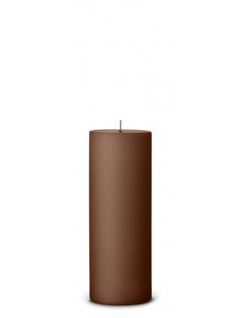 Pillar Kaars | 20cm/hazel brown
