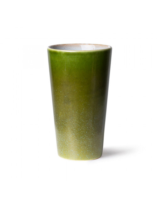 70's Ceramics Latte Mug | grass