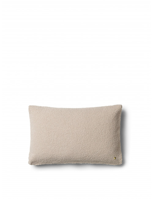 Clean Cushion | wool bouclé/natural