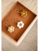 Sleutelhanger | pompon/daisy mustard