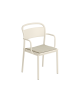 Linear Steel Chair Seat Pad | grey
