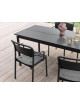 Linear Steel Table | 200cm/black
