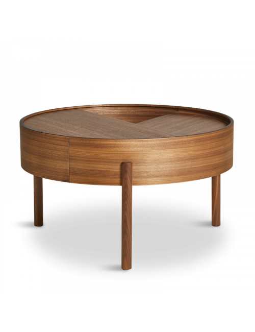 Arc Side Table 66cm | walnut