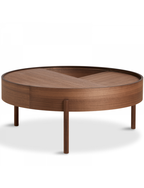 Arc Side Table 89cm | walnut