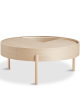 Arc Side Table 89cm | white ash