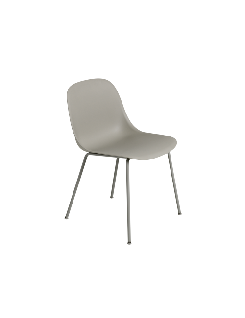 Stoel Fiber Side Chair Tube | grijs/metalen poten