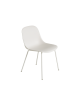Fiber Side Chair Tube | natural white/metal base