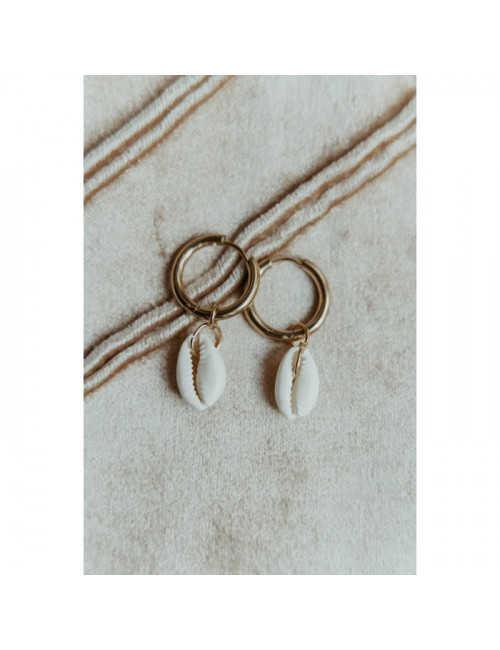 Earrings Shell | gold