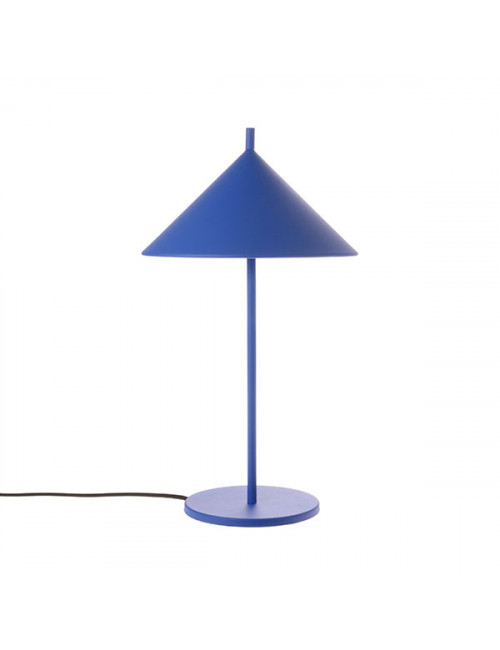 Metal Table Lamp Triangle | medium/blue