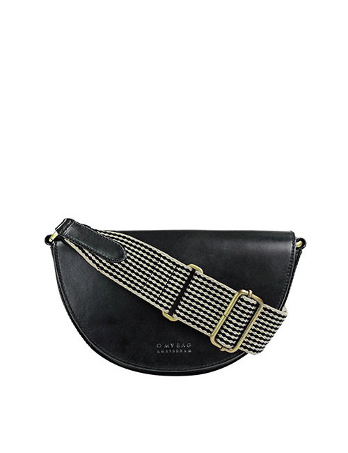 Laura Bag | black checkered classic leather