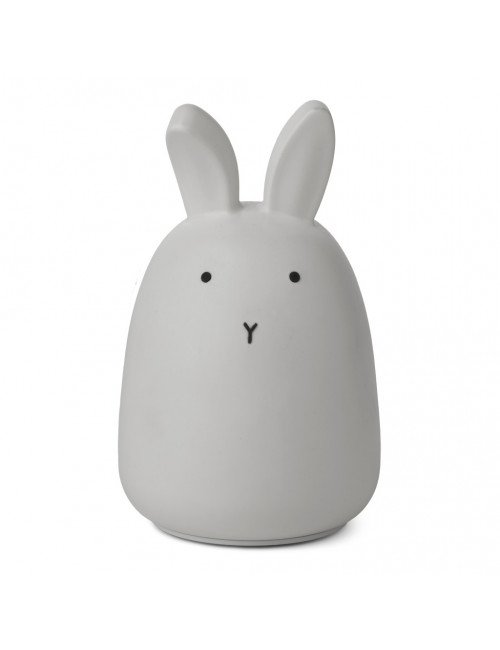 Nachtlampje Winston (oplaadbaar USB) | konijn/dumbo grijs
