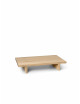 Bijzettafel Kona Laag 78cm | natural oak