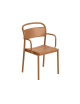 Linear Steel Chair | burnt orange