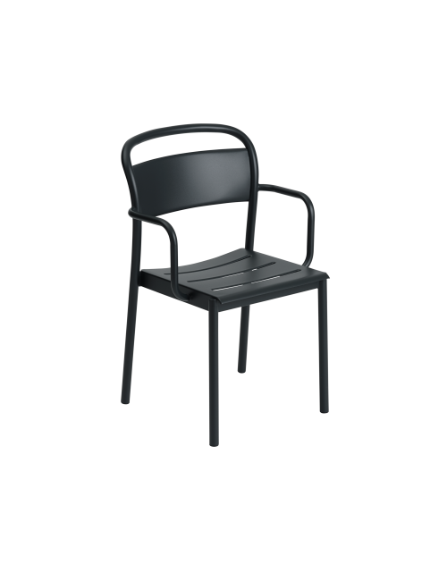 Linear Steel Chair | black