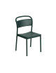 Linear Steel Side Chair | dark green