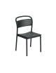 Linear Steel Side Chair | black