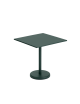 Linear Steel Café Table | dark green