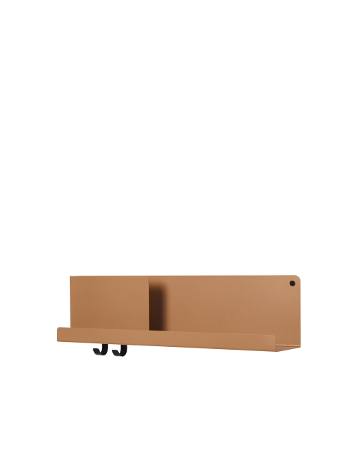 Folded Shelf Medium Wandplank 63x16.5cm | burnt orange