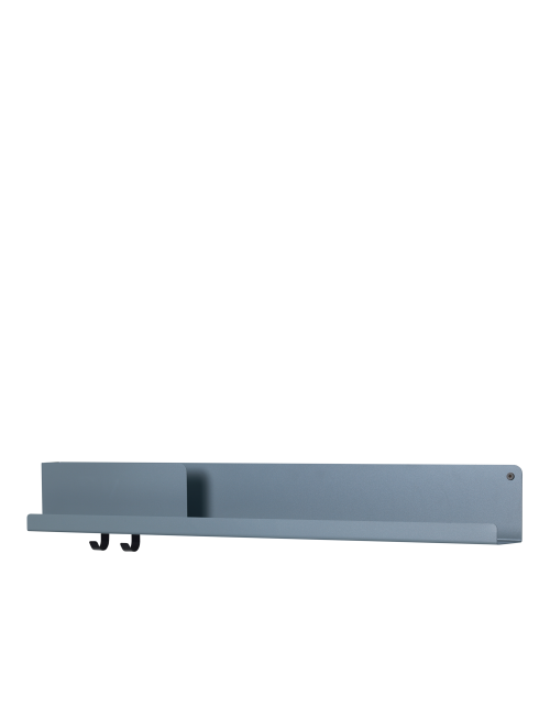 Folded Shelf Large Wandplank 96x13cm | blauw grijs