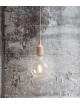 E27 LED Hanglamp met plafondkap | beige rose